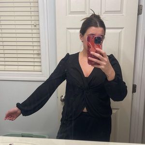 Forever 21 Twist Front Blouse